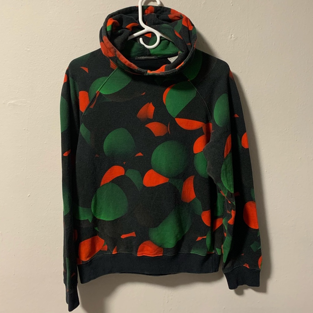 Christopher Kane FW14 atom repeat digital hoodie